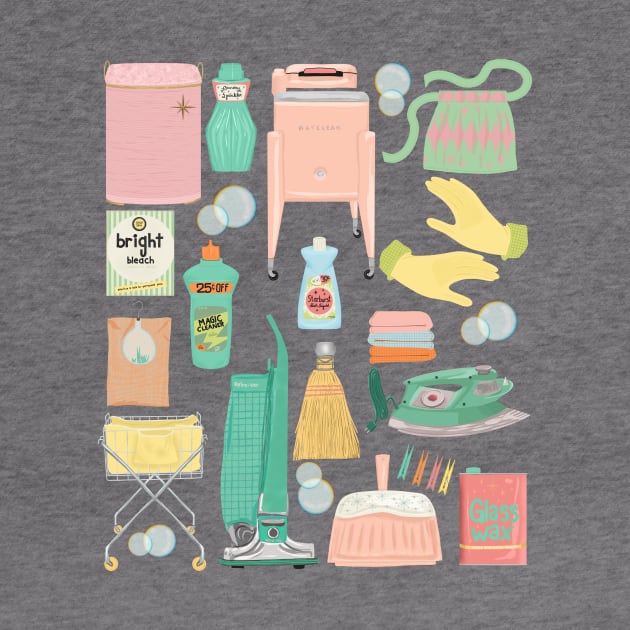 Retro Cleaning Day by jenblove